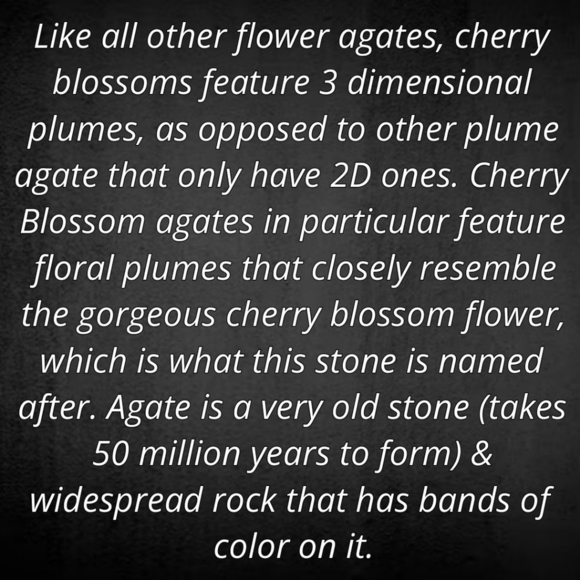 Learn About Sakura, Cherry Blossom or Flower Agate 💕🌸 - Picture 10 of 16